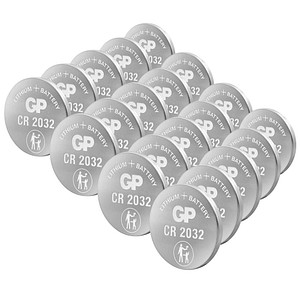 20 GP Knopfzellen CR2032 3,0 V