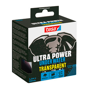 4063565316357 - tesa Ultra Power Under Water Transparent - wasserfestes Klebeband - Abdichtungsband für Pool Zelt und Dachrinne - starke Klebeleistung für 4063565316357 - tesa Ultra Power Under Water Transparent - wasserfestes Klebeband - Abdichtungsband für Pool Zelt und Dachrinne - starke Klebeleistung für