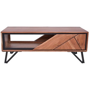 Garden Pleasure AMBALA Couchtisch rechteckig Holz akazie 120,0 x 50,0 x 46,0 cm, 1 St.
