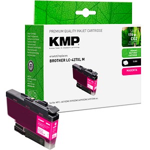 KMP  magenta Druckerpatrone kompatibel zu brother LC427XLM