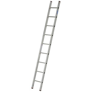 4009199120519 - Anlegeleiter Krause Sibilo 1-teilig 9 Sprossen bis 150 kg Fußstopfen B 360 x T 60 x H 2700 mm Aluminium 4009199120519 - Anlegeleiter Krause Sibilo 1-teilig 9 Sprossen bis 150 kg Fußstopfen B 360 x T 60 x H 2700 mm Aluminium