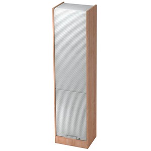 4032062280812 - Akandia Rollladenschrank nussbaum silber 4 Fachböden 500 x 400 x 2004 cm