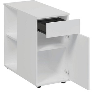4260672335367 - fm home office Standcontainer weiß 1 Auszug 400 x 800 x 734 cm