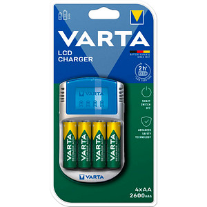 4008496641321 - Ladegeräte -Universal- LCD Charger 12V USB inkl 4 Akkus 2600 mAh Mignon AA 57070201451