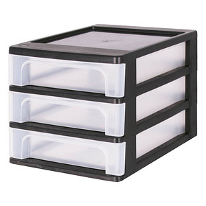 8716382151484 - Aufbewahrungsbox 6172 außen 26x355x255cm Polypropylen transparent schwarz 8716382151484 IRIS Ohyama 8716382151484 - Aufbewahrungsbox 6172 außen 26x355x255cm Polypropylen transparent schwarz 8716382151484 IRIS Ohyama