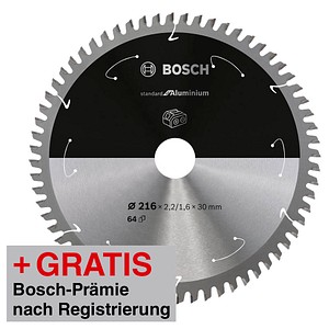 3165140958950 - 2608837776 Kreissägeblatt für Akkusägen Standard for Aluminium 216 x 22 16 x 30 64 Zähne - Bosch 3165140958950 - 2608837776 Kreissägeblatt für Akkusägen Standard for Aluminium 216 x 22 16 x 30 64 Zähne - Bosch