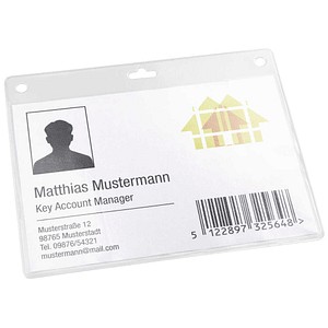 EICHNER Ausweishüllen transparent A6 quer, 200 St.
