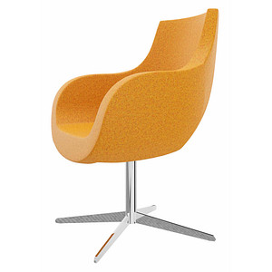 4260743069887 - Sessel Pirum orange chrom Stoff 4260743069887 - Sessel Pirum orange chrom Stoff