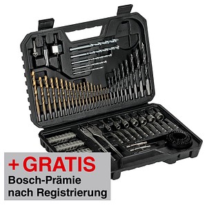 AKTION: BOSCH TiN V-Line Set Bohrer- und Bit-Set, 103-teilig mit Prämie nach Registrierung