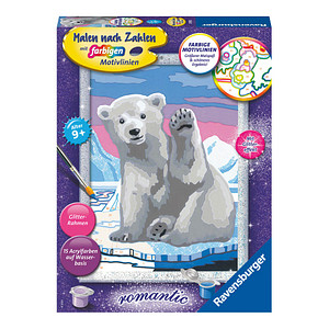 4005556289851 - Malen nach Zahlen RAVENSBURGER Hallo kleiner Eisbär Malvorlagen bunt Kinder Basteln Malen Kosmetik Schmuck Made in Europe FSC - schützt Wald weltweit 4005556289851 - Malen nach Zahlen RAVENSBURGER Hallo kleiner Eisbär Malvorlagen bunt Kinder Basteln Malen Kosmetik Schmuck Made in Europe FSC - schützt Wald weltweit