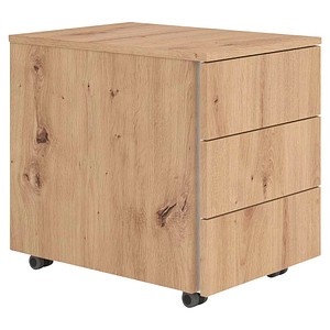 4032062319901 - Base Lite Rollcontainer asteiche 3 Auszüge 395 x 548 x 510 cm