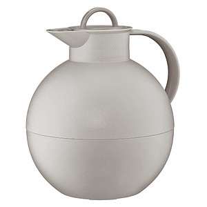 4002458490071 - Isolierkanne ALFI KUGEL Kannen Gr 094 l grau (desert grey mat) Isolierkannen Kunststoff Glas mit AromaSafe für puren Genuss
