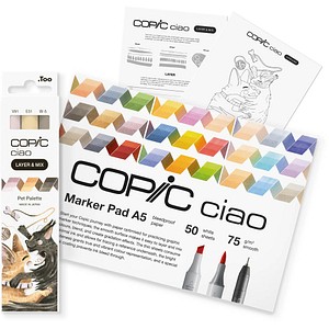 4013695268163 - Ciao 2D Pet Palette Starter Layoutmarker-Set farbsortiert 10 + 60 mm 1 Set 4013695268163 Copic 4013695268163 - Ciao 2D Pet Palette Starter Layoutmarker-Set farbsortiert 10 + 60 mm 1 Set 4013695268163 Copic