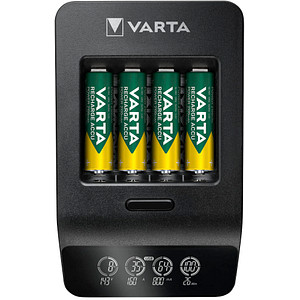 4008496988242 - Batterieladegerät LCD Smart Charger für 4 x Mignon AA Micro AAA & 1 x USB 2 Modi LCD-Anzeige inkl 4 Akkus 4008496988242 - Batterieladegerät LCD Smart Charger für 4 x Mignon AA Micro AAA & 1 x USB 2 Modi LCD-Anzeige inkl 4 Akkus