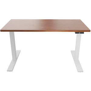 0796376505804 - E-WonderTech elektrisch höhenverstellbarer Schreibtisch lincoln walnuss rechteckig T-Fuß-Gestell weiß 1400 x 800 cm 079637650 0796376505804 - E-WonderTech elektrisch höhenverstellbarer Schreibtisch lincoln walnuss rechteckig T-Fuß-Gestell weiß 1400 x 800 cm 079637650