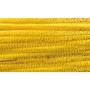 folia Pfeifenreiniger bananengelb Chenilledraht Ø 8,0 mm 10 St.