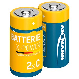 4013674003792 - ANSMANN 5015623 Alkaline Batterie Baby C X-Power 7500mAh 2er-Pack 4013674003792 - ANSMANN 5015623 Alkaline Batterie Baby C X-Power 7500mAh 2er-Pack
