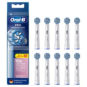 8006540860601 - Sensitive Clean Aufsteckbürsten für elektrische Zahnbürste 10 St Weiß