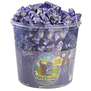 7622210055750 - Mini Lapins Mini Schmunzelhasen Schokolade 15 kg