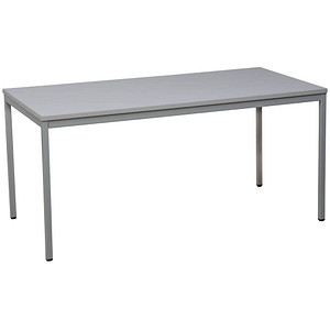 4260090173046 - Mehrzwecktisch grau rechteckig Vierkantrohr grau 1600 x 800 x 750 cm 4260090173046 Gürkan