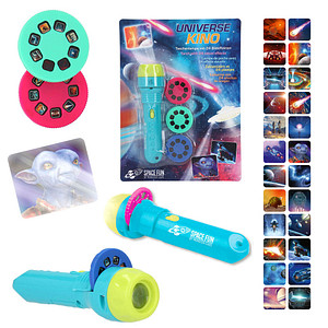 DEPESCHE Monster Cars Spacefun mit Bildeffekten Taschenlampe blau