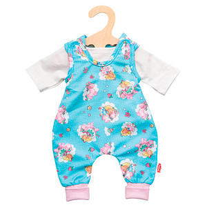 4001949010859 - Puppenstrampler EINHORN EMIL & FEE EMMA (28-35cm) mit T-Shirt in hellblau weiß 4001949010859 - Puppenstrampler EINHORN EMIL & FEE EMMA (28-35cm) mit T-Shirt in hellblau weiß