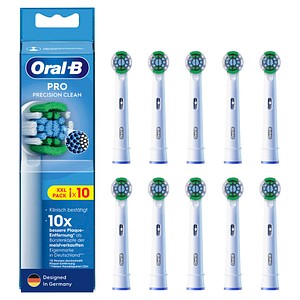 8006540861080 - Precision Clean Aufsteckbürsten für elektrische Zahnbürste 10 St Weiß