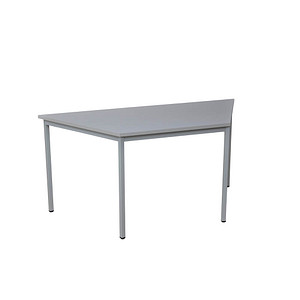 4260090176979 - Mehrzwecktisch grau Trapezform Vierkantrohr grau 1400 x 700 x 750 cm 4260090176979 Gürkan