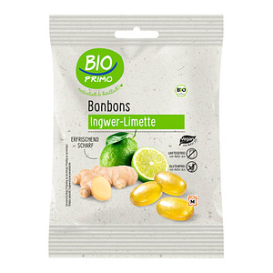 2200255584876 - Ingwer-Limette Bio-Bonbons 2200255584876 60 Gramm