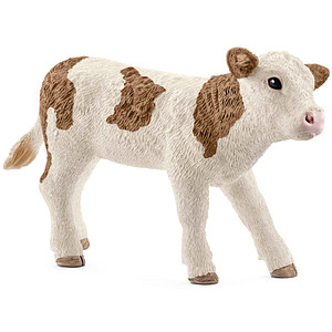 4059433331188 - Farm World 13802 Fleckvieh-Kalb Spielfigur 4059433331188 Schleich