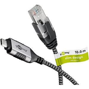 4040849744075 - GOOBAY 74407 - Netzwerkadapter Kabel USB 31 Typ C Gigabit Ethernet 10 m
