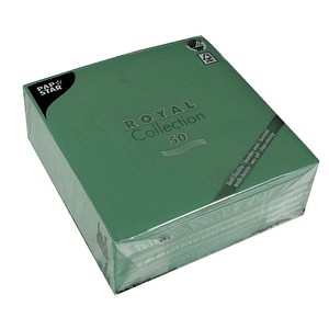 PAPSTAR Servietten dunkelgrün 3-lagig 40,0 x 40,0 cm, 50 St.