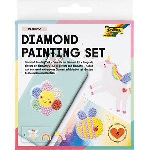 folia Diamond Painting Rainbow mehrfarbig