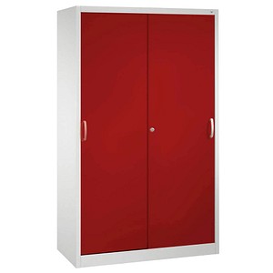 4050646170335 - CP Schiebetürenschrank C 2000 Acurado 2040-00 S10169 lichtgrau rubinrot 4 Fachböden 1200 x 400 x 1950 cm 4050646170335 - CP Schiebetürenschrank C 2000 Acurado 2040-00 S10169 lichtgrau rubinrot 4 Fachböden 1200 x 400 x 1950 cm