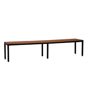 4260090178393 - Garderobenbank 107257 Holz 160cm freistehend buche schwarz 4260090178393 Gürkan