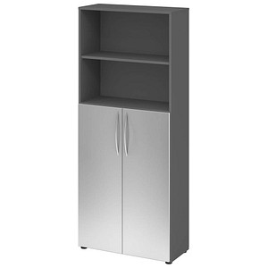 4032062305447 - Regalschrank 4770 V4770 G S BM grafit silber 3 Fachböden 800 x 346 x 1880 cm