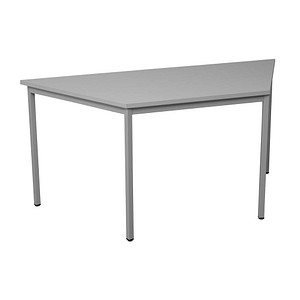 4260090176955 - Mehrzwecktisch grau Trapezform Vierkantrohr grau 1600 x 800 x 750 cm 4260090176955 Gürkan