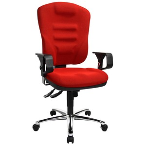Topstar Softec Synchro Deluxe Bürostuhl rot günstig online Bürostuhl »Softec Synchro« mit Armlehnen rot, Topstar