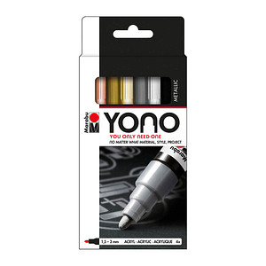 4007751848758 -  YONO METALLIC Acrylstifte-Set farbsortiert 15 - 30 mm 4007751848758 4 Stück