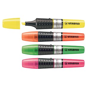 4 STABILO LUMINATOR Textmarker farbsortiert 4 STABILO LUMINATOR Textmarker farbsortiert