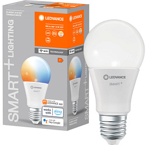 4058075778412 - Ledvance - Smarte LED-Lampe mit WiFi Technologie Sockel E27 Dimmbar Lichtfarbe änderbar (2700-6500K) ersetzt Glühlampen mit 60 w smart+ WiFi