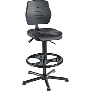 4260046928706 - Arbeitsdrehstuhl W15-25-H-PU-FR3 schwarz schwarz bis 250kg 4260046928706 Mey Chair 4260046928706 - Arbeitsdrehstuhl W15-25-H-PU-FR3 schwarz schwarz bis 250kg 4260046928706 Mey Chair