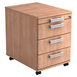 4032062239919 - Akandia Rollcontainer nussbaum 4 Auszüge 428 x 580 x 590 cm