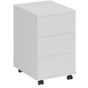 4260672335268 - fm home office Rollcontainer weiß 3 Auszüge 400 x 480 x 630 cm