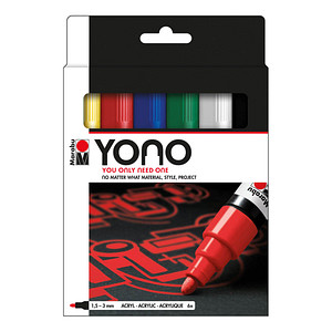 4007751848772 - YONO Acrylstifte-Set farbsortiert 15 - 30 mm 4007751848772 6 Stück