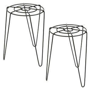 4001073826548 - Pflanzenständer GH 0540 Metall schwarz rund 260 x 400 cm 2 St 4001073826548 - Pflanzenständer GH 0540 Metall schwarz rund 260 x 400 cm 2 St