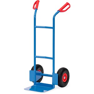 4017976131139 - Stahlrohrkarre Höhe 1150 mm Schaufel 250x320mm Polyurethanbereifung - Fetra