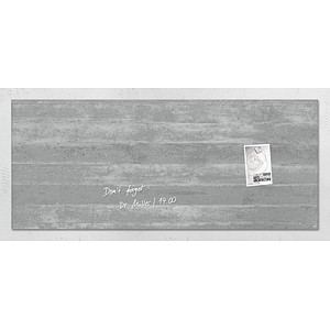 4004360836053 - Glas-Magnetboard artverum GL 248 130x55cm grau Design Sichtbeton 4004360836053 Sigel 4004360836053 - Glas-Magnetboard artverum GL 248 130x55cm grau Design Sichtbeton 4004360836053 Sigel
