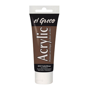 4000798283230 - el Greco Acrylfarbe vandyckbraun 750 ml 4000798283230 75 Milliliter 4000798283230 - el Greco Acrylfarbe vandyckbraun 750 ml 4000798283230 75 Milliliter