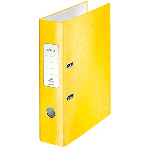 LEITZ Ordner gelb Karton 8,0 cm DIN A4